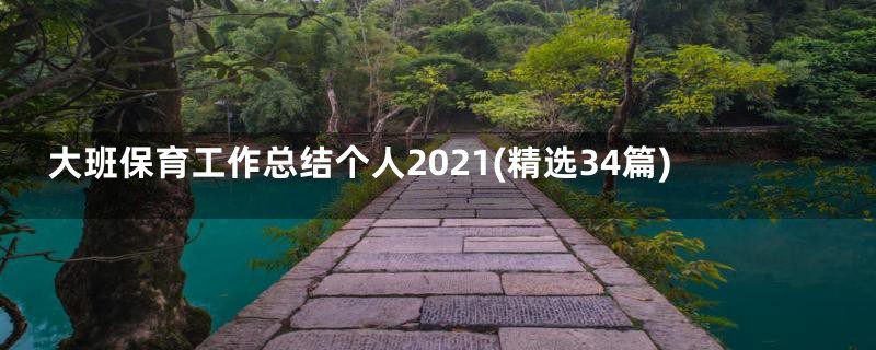 大班保育工作总结个人2021(精选34篇)