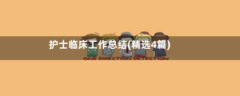 护士临床工作总结(精选4篇)