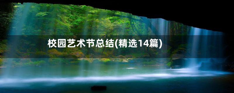 校园艺术节总结(精选14篇)
