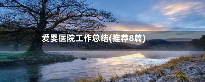 爱婴医院工作总结(推荐8篇)