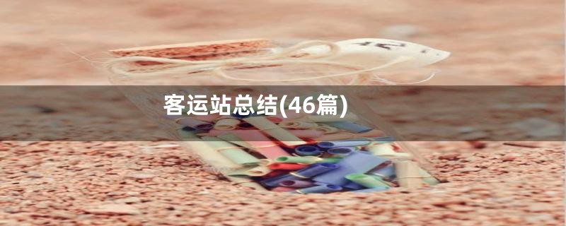 客运站总结(46篇)