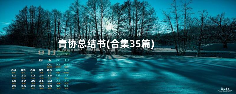 青协总结书(合集35篇)