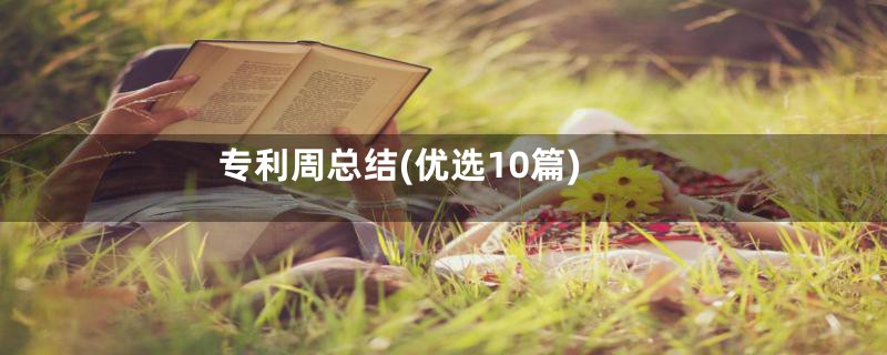 专利周总结(优选10篇)