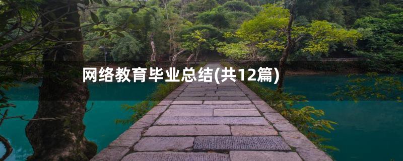 网络教育毕业总结(共12篇)