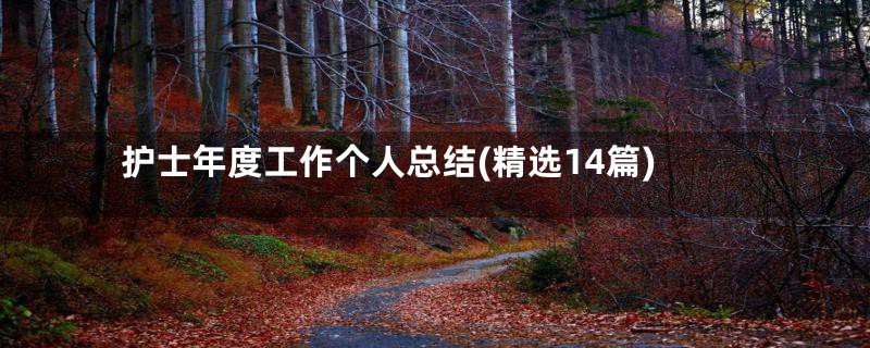 护士年度工作个人总结(精选14篇)