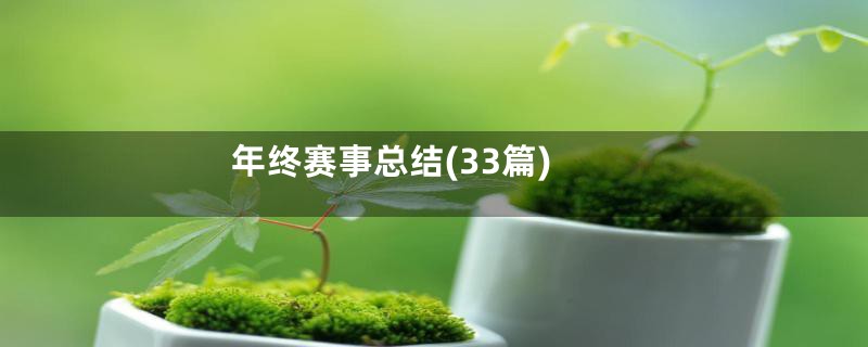 年终赛事总结(33篇)