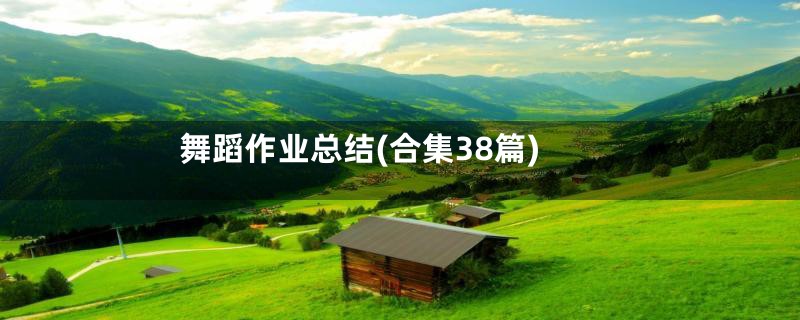 舞蹈作业总结(合集38篇)