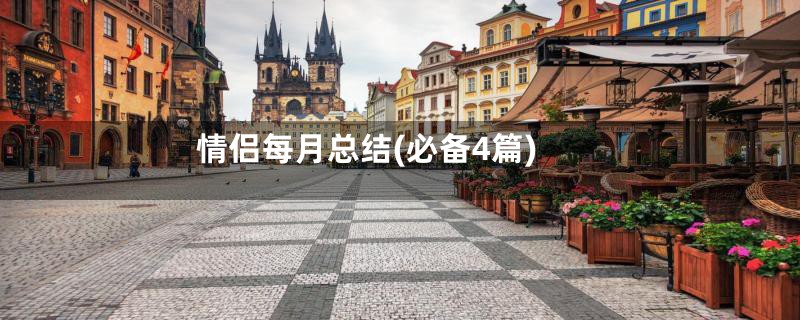 情侣每月总结(必备4篇)