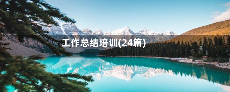 工作总结培训(24篇)