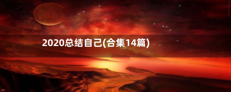 2020总结自己(合集14篇)