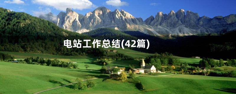 电站工作总结(42篇)