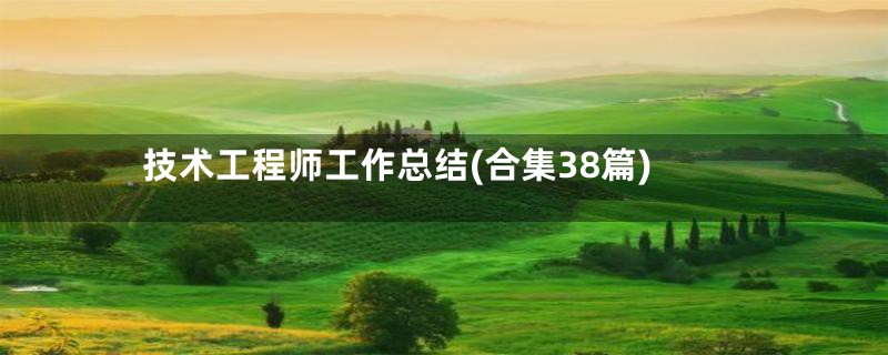技术工程师工作总结(合集38篇)