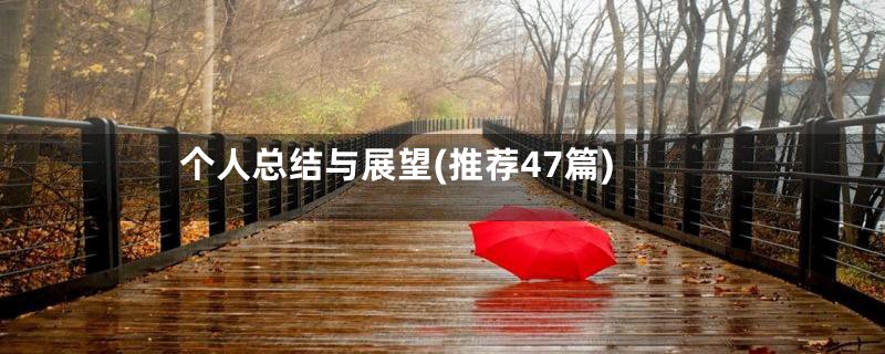 个人总结与展望(推荐47篇)