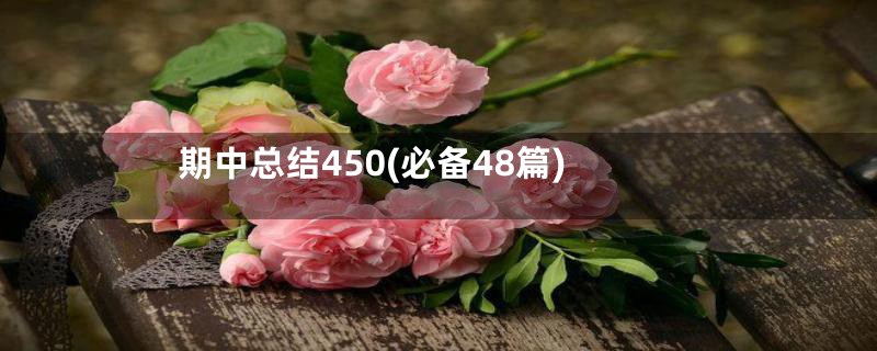 期中总结450(必备48篇)