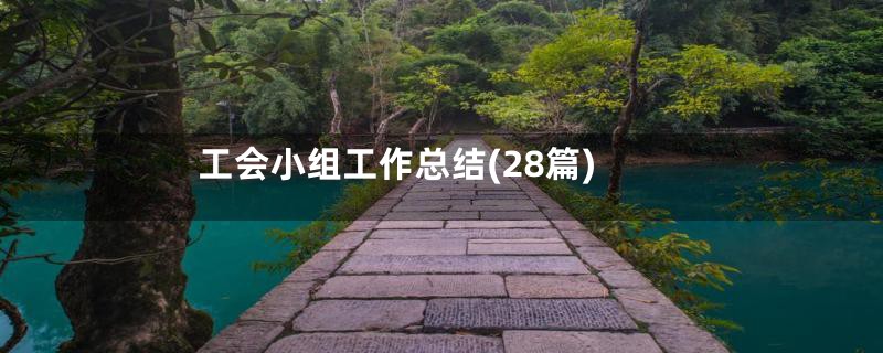 工会小组工作总结(28篇)