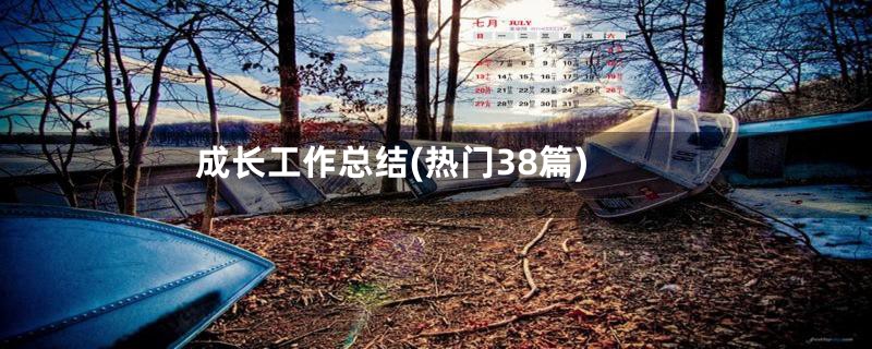 成长工作总结(热门38篇)