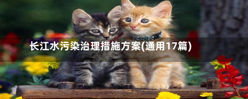 长江水污染治理措施方案(通用17篇)