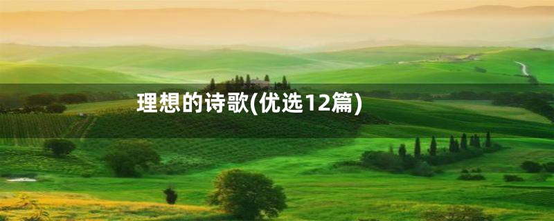 理想的诗歌(优选12篇)