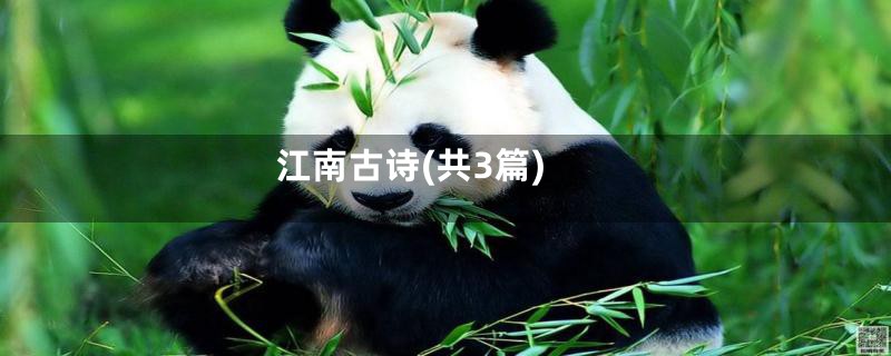 江南古诗(共3篇)