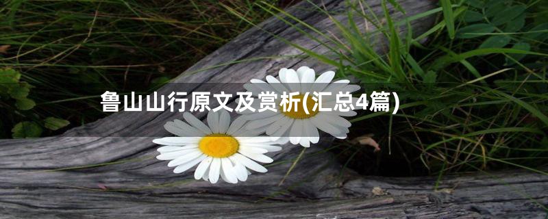 鲁山山行原文及赏析(汇总4篇)