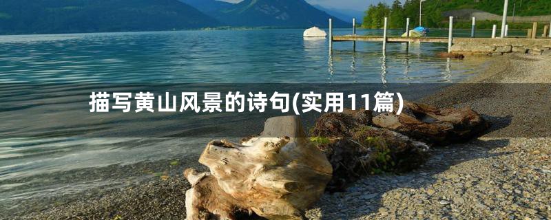 描写黄山风景的诗句(实用11篇)