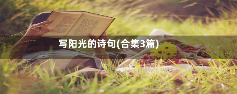 写阳光的诗句(合集3篇)