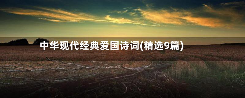 中华现代经典爱国诗词(精选9篇)