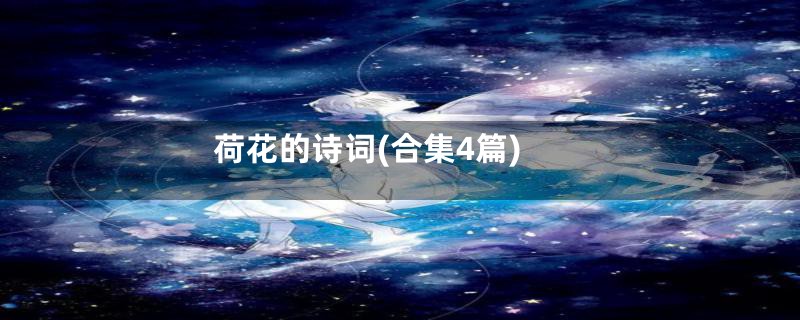荷花的诗词(合集4篇)