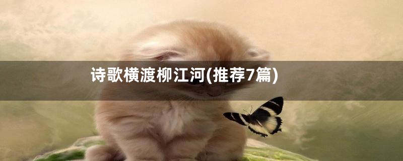 诗歌横渡柳江河(推荐7篇)