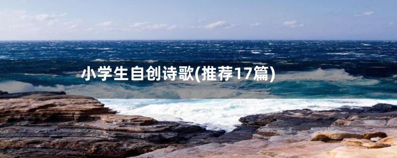 小学生自创诗歌(推荐17篇)