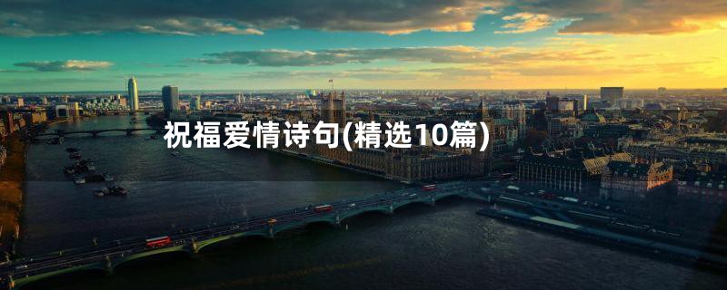 祝福爱情诗句(精选10篇)