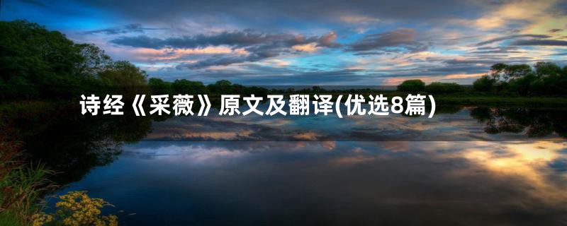 诗经《采薇》原文及翻译(优选8篇)