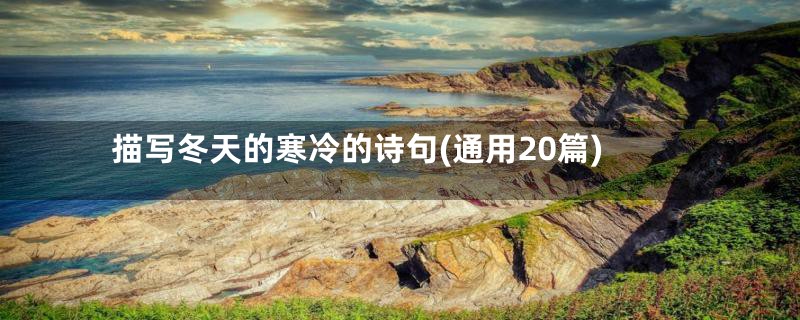 描写冬天的寒冷的诗句(通用20篇)