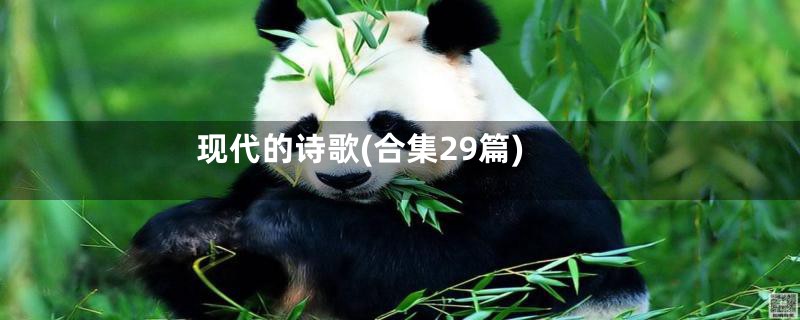 现代的诗歌(合集29篇)