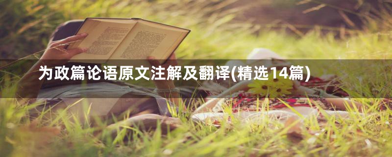 为政篇论语原文注解及翻译(精选14篇)