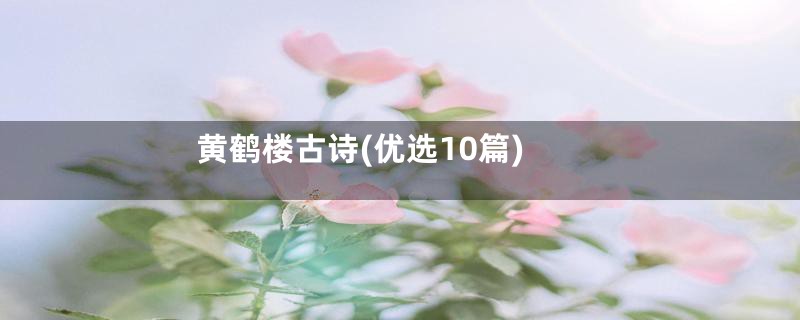 黄鹤楼古诗(优选10篇)