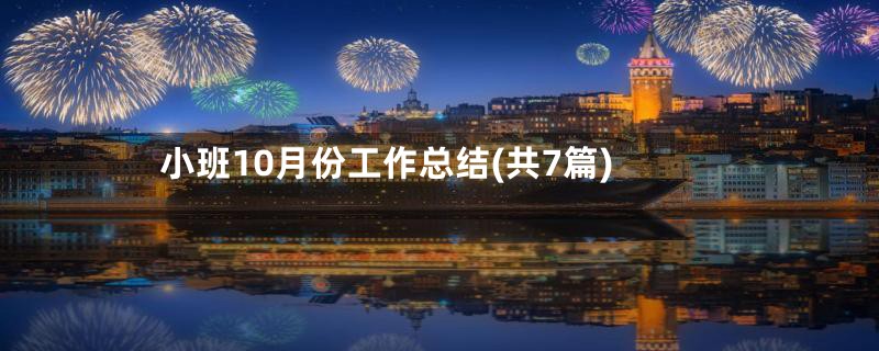小班10月份工作总结(共7篇)