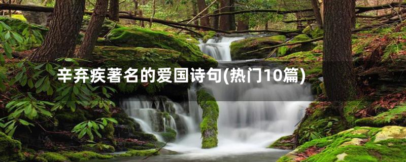 辛弃疾著名的爱国诗句(热门10篇)